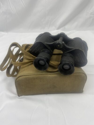 WW2 Kershaw Mk3 Binoculars – Zeiss pattern 1940s with 1944 issue canvas case