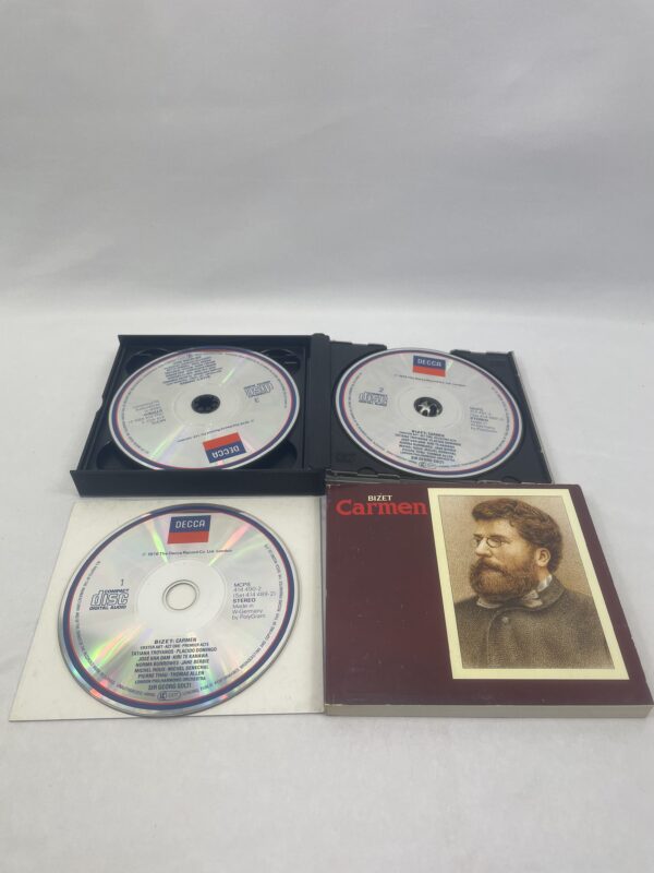 Bizet Carmen CD 3 Disc Sir George Solti Contents of Case