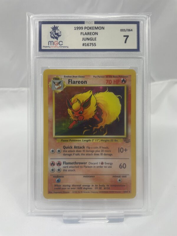 1999 Pokemon Flareon Holo Jungle Set 003/064