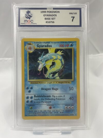 Gyarados Holo 006/102 – 1999 Pokemon Base Set – Graded 7 by Majestic Grading Company